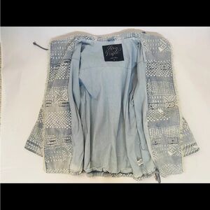 Free People VINTAGE oversized Jean Coat